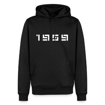Geburtsjahr Geburtstag Born In - Made in 1959 - Männer Premium Bio Hoodie - Schwarz - Vorne - Nico (187cm)