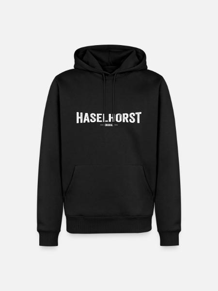 Haselhorst Original - Männer Premium Bio Hoodie - Schwarz