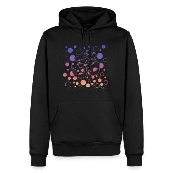 Yoga Namaste - Männer Premium Bio Hoodie - Schwarz - Vorne - Nico (187cm)