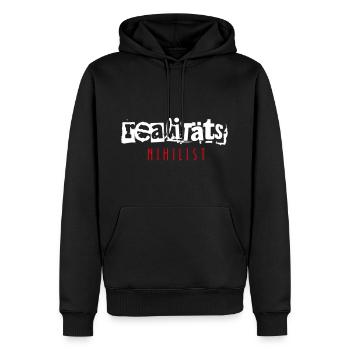 Realitätsnihilist Realität Spruch - Männer Premium Bio Hoodie - Schwarz - Vorne - Nico (187cm)