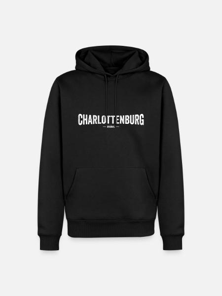 Charlottenburg Original - Männer Premium Bio Hoodie - Schwarz