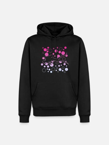 Diving tauchen - Männer Premium Bio Hoodie - Schwarz