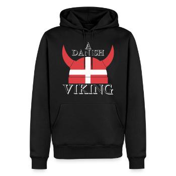 viking - Sweat à capuche Premium bio Homme - noir - Devant - Nico (187cm)