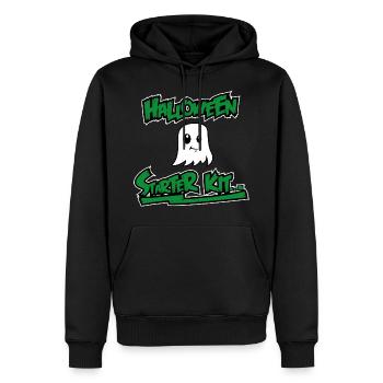 Halloween Starter Kit - Men’s Premium Organic Hoodie - black - Front - Nico (187cm)
