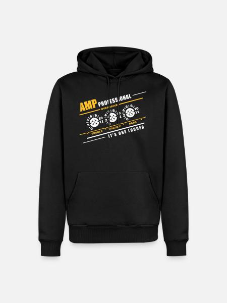 Ein lauter - Männer Premium Bio Hoodie - Schwarz