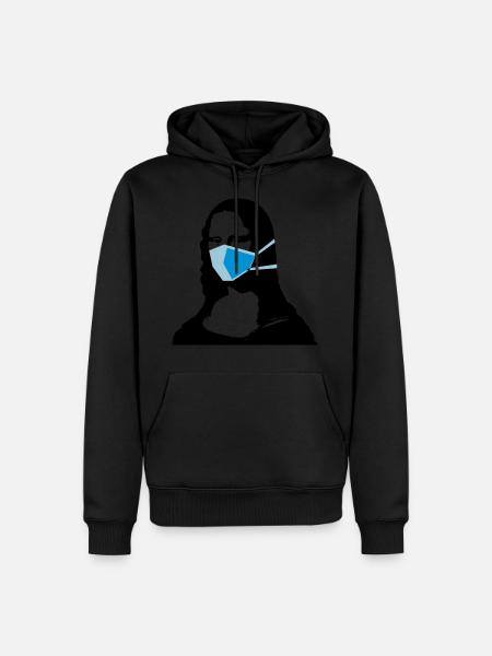 Confined Mona Lisa 1 - Men’s Premium Organic Hoodie -