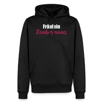 Zaubermaus Kosename Geschenk Freundin Valentinstag - Männer Premium Bio Hoodie - Schwarz - Vorne - Nico (187cm)