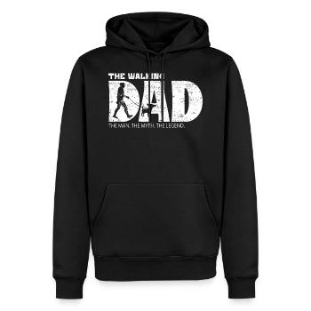 Chihuahua The Walking Dad - Männer Premium Bio Hoodie - Schwarz - Vorne - Nico (187cm)