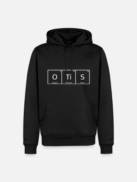 Otis Navn Fornavn Kemi Periodiske System elementer - Herre Premium økologisk hoodie - sort