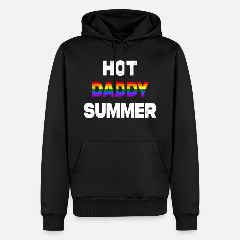 Hot Daddy Summer - Sweat à capuche Premium bio Homme - noir