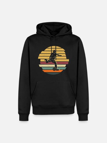 Footballers Football Footballers - Men’s Premium Organic Hoodie - black