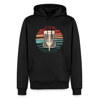 Disc Golf Disc Golf Player Frisbees Discgolfer - Sweat à capuche Premium bio Homme - noir - Devant - Nico (187cm)