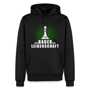 Bauernhof Landwirt Bauer aus Leidenschaft Dorfkind - Männer Premium Bio Hoodie - Schwarz - Vorne - Nico (187cm)
