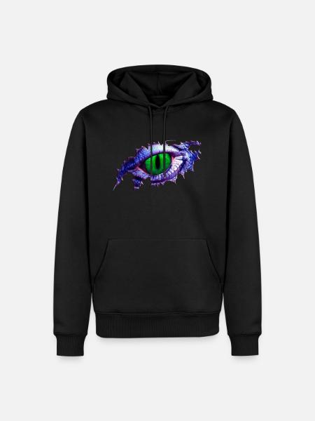 dragon eyesAM - Men’s Premium Organic Hoodie - black