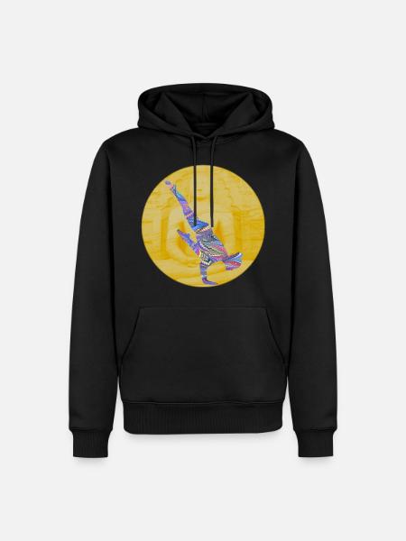 yoga 31 e 45 - Men’s Premium Organic Hoodie - black