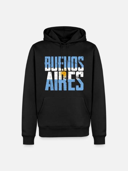 Buenos Aires Argentinien - Herre Premium økologisk hoodie - sort