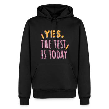 Lustige Lehrer Sprüche Geschenk für Lehrer - Männer Premium Bio Hoodie - Schwarz - Vorne - Nico (187cm)