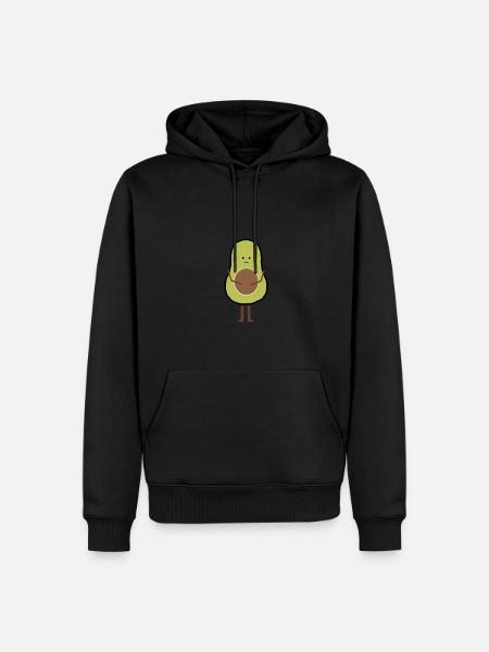 Pregnant avocado - Men’s Premium Organic Hoodie -