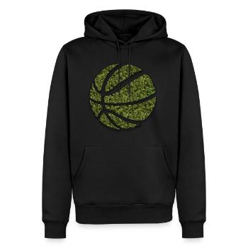 Basketball - Männer Premium Bio Hoodie - Schwarz - Vorne - Nico (187cm)