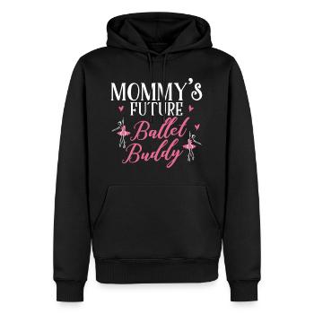 Ballet Mom Future - Men’s Premium Organic Hoodie - black - Front - Nico (187cm)