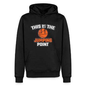 Lustiger Denglisch Spruch Denglisch Sprüche - Männer Premium Bio Hoodie - Schwarz - Vorne - Nico (187cm)