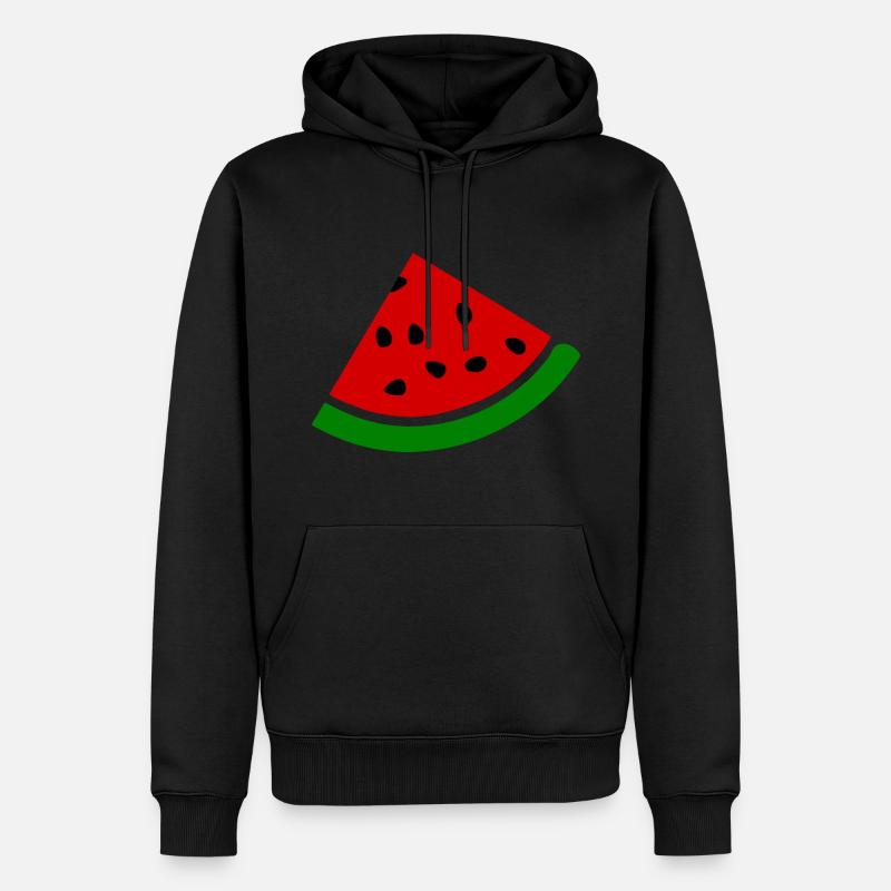 Pastèque - Sweat à capuche Premium bio Homme - noir
