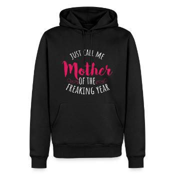 Mutter des verdammten Jahres Muttertag Geschenk - Männer Premium Bio Hoodie - Schwarz - Vorne - Nico (187cm)