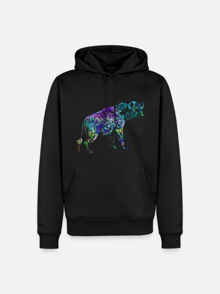 Hyena - Men’s Premium Organic Hoodie - black