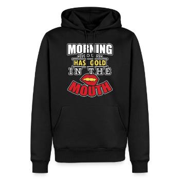 Lustiger Denglisch Spruch Denglisch Sprüche - Männer Premium Bio Hoodie - Schwarz - Vorne - Nico (187cm)