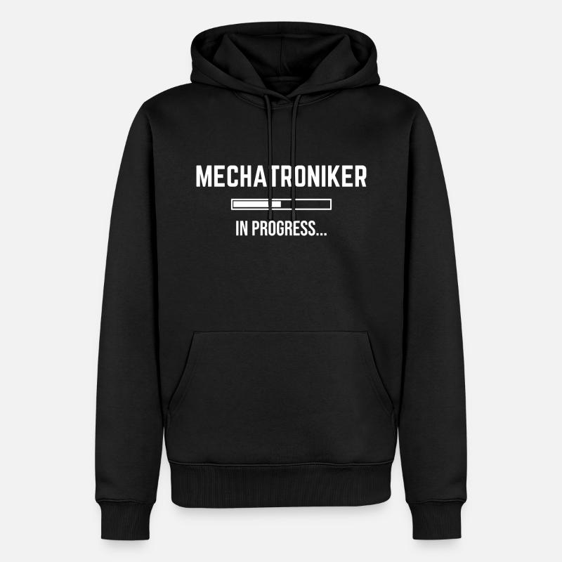 Mécatronicien en cours - Sweat à capuche Premium bio Homme - noir