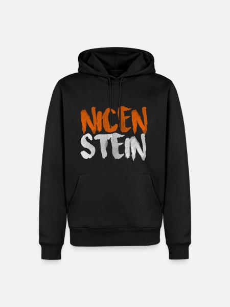 Nicenstein - Männer Premium Bio Hoodie - Schwarz