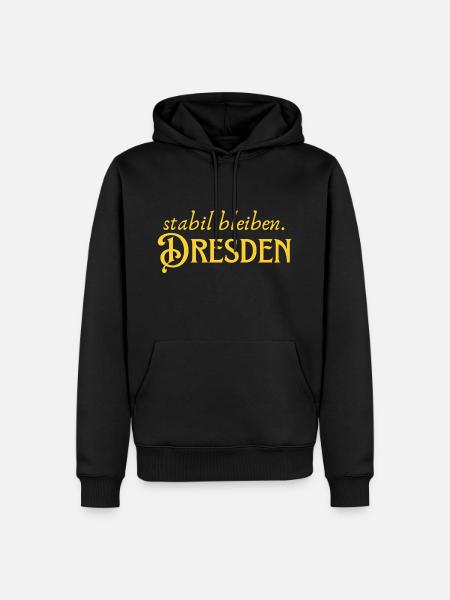 Staying stable Dresden - Men’s Premium Organic Hoodie - black