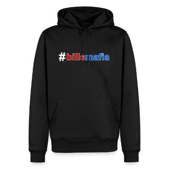 Mafia Hashtag Zitat - Männer Premium Bio Hoodie - Schwarz - Vorne - Nico (187cm)