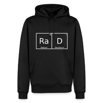 Rad Name Vorname Chemie Periodensystem Elemente - Männer Premium Bio Hoodie - Schwarz - Vorne - Nico (187cm)
