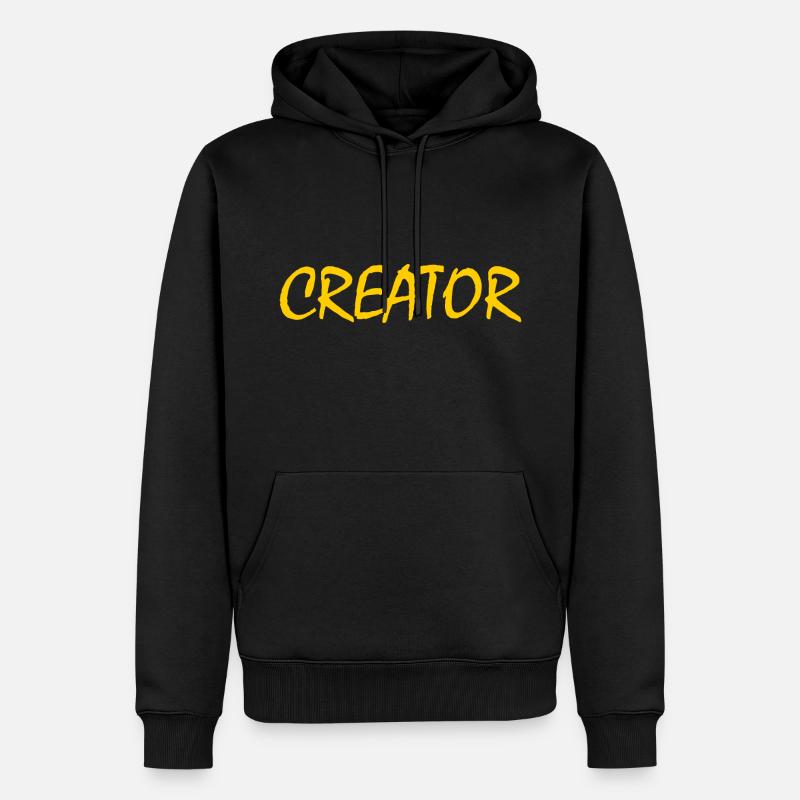 Creator - Männer Premium Bio Hoodie - Schwarz