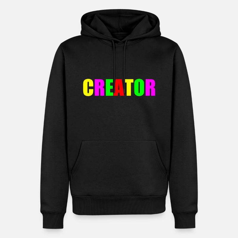 Creator - Männer Premium Bio Hoodie - Schwarz