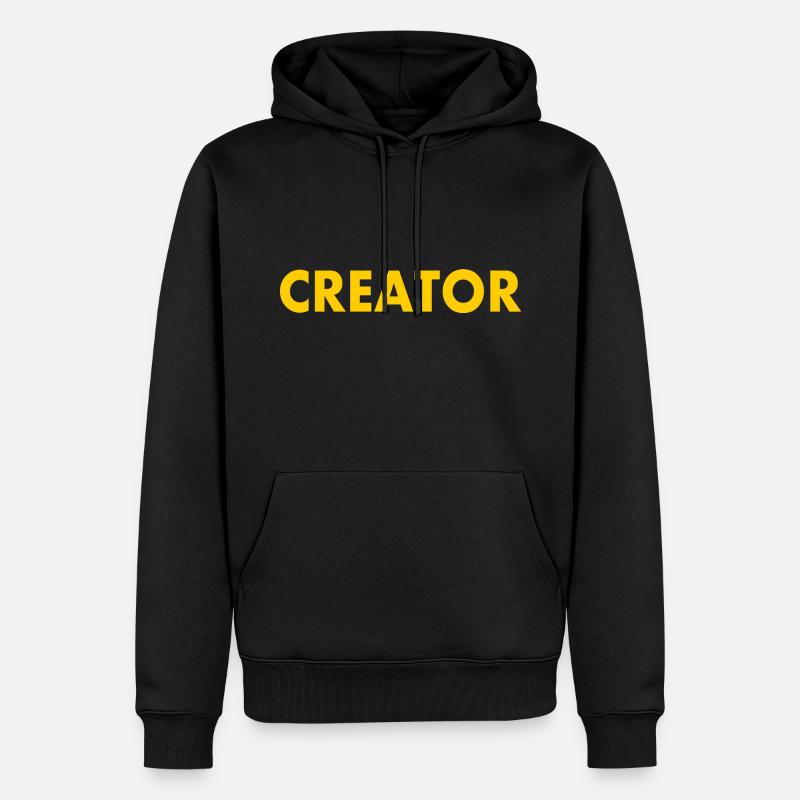 Creator - Männer Premium Bio Hoodie - Schwarz