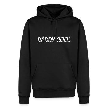 Daddy cool - Men’s Premium Organic Hoodie - black - Front - Nico (187cm)