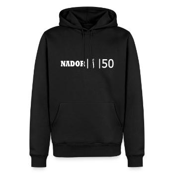 Nador kennzeichen ا 50 - Männer Premium Bio Hoodie - Schwarz - Vorne - Nico (187cm)