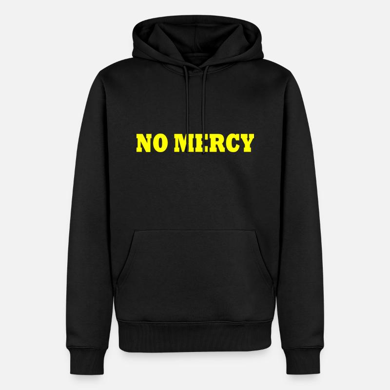 No mercy - Sweat à capuche Premium bio Homme - noir