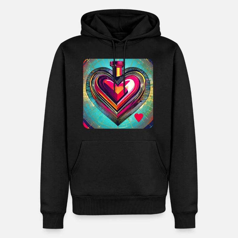 Élixir d’amour - Sweat à capuche Premium bio Homme - noir