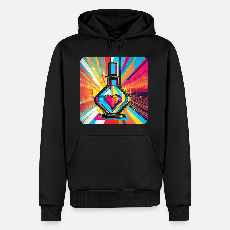 Élixir d’amour - Sweat à capuche Premium bio Homme - noir