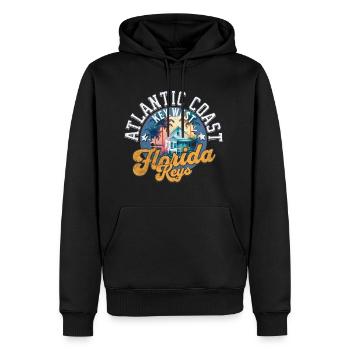Florida keys Key West - Männer Premium Bio Hoodie - Schwarz - Vorne - Nico (187cm)