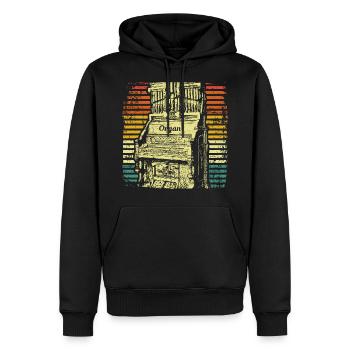 Organist Orgel - Männer Premium Bio Hoodie - Schwarz - Vorne - Nico (187cm)