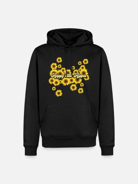 Bonne petite hippie - Sweat à capuche Premium bio Homme - noir