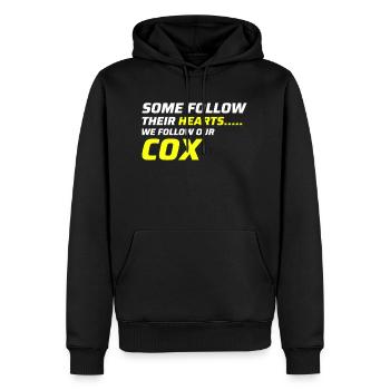 Crew Rowing Row Team Boat Rower Coxswain Geschenk - Männer Premium Bio Hoodie - Schwarz - Vorne - Nico (187cm)