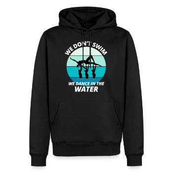 Synchro Swim Swimmer Synchronized Swimming Funny - Men’s Premium Organic Hoodie - black - Front - Nico (187cm)
