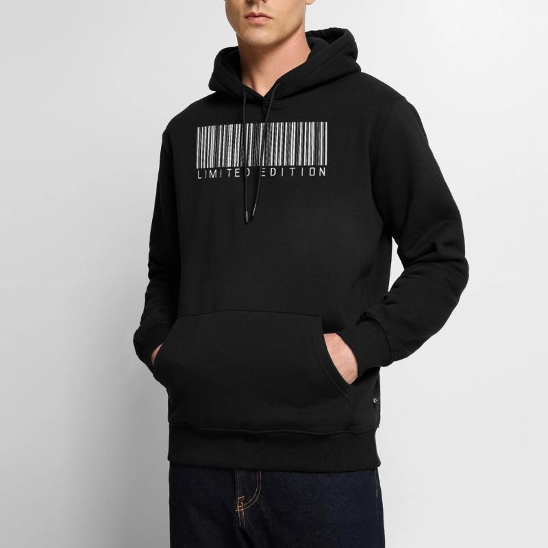EDITION LIMITÉE - CODE-BARRES - STRICHCODE - SCANNER Sweat à capuche Premium bio Homme