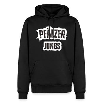 Palatinate Boys - Men’s Premium Organic Hoodie - black - Front - Nico (187cm)