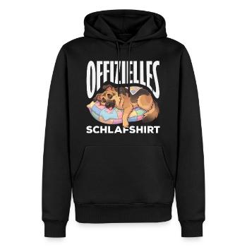 Deutscher Schäferhund - Männer Premium Bio Hoodie - Schwarz - Vorne - Nico (187cm)